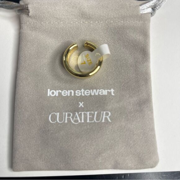 LOREN STEWART X CURATEUR Deux Open Band Ring - Size 7 NEW - Picture 6 of 8